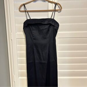 Rampage Spaghetti Strap Slip Dress Black Size Small